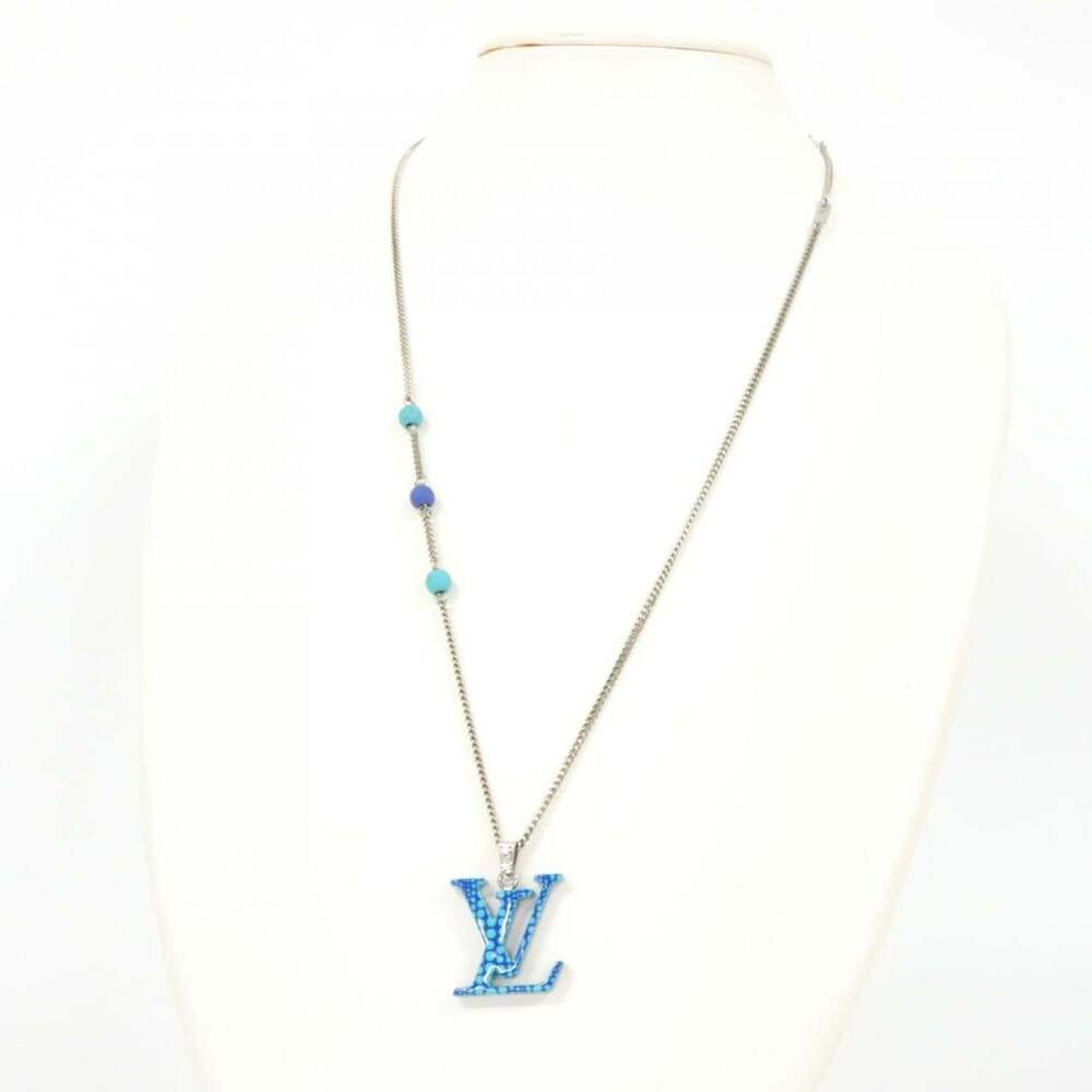 LOUIS VUITTON Blue Necklace - Picture 5 of 5